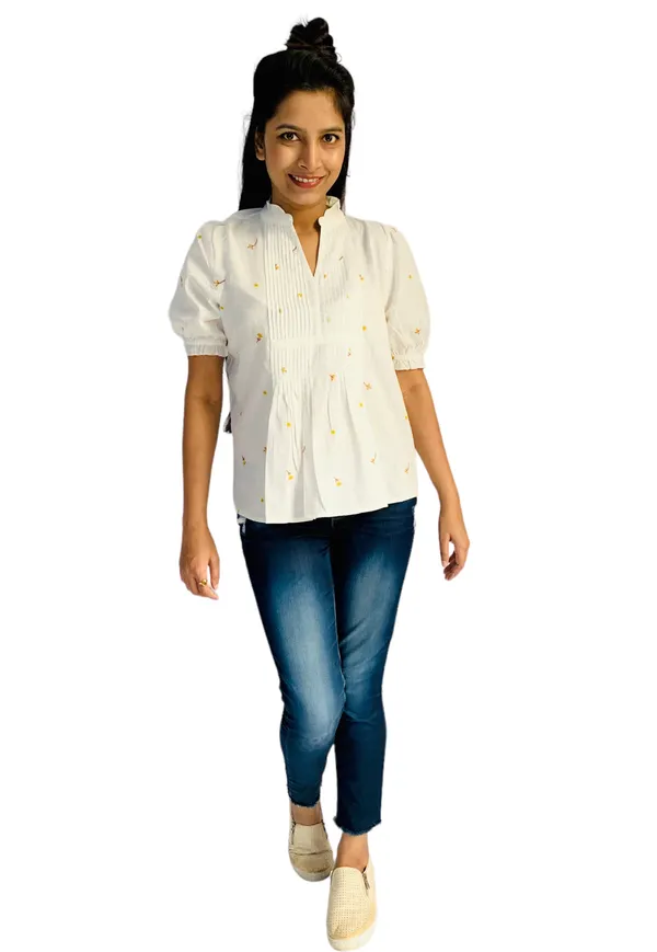 Puff_Sleeves_White_Embroidered_Top_For_Women