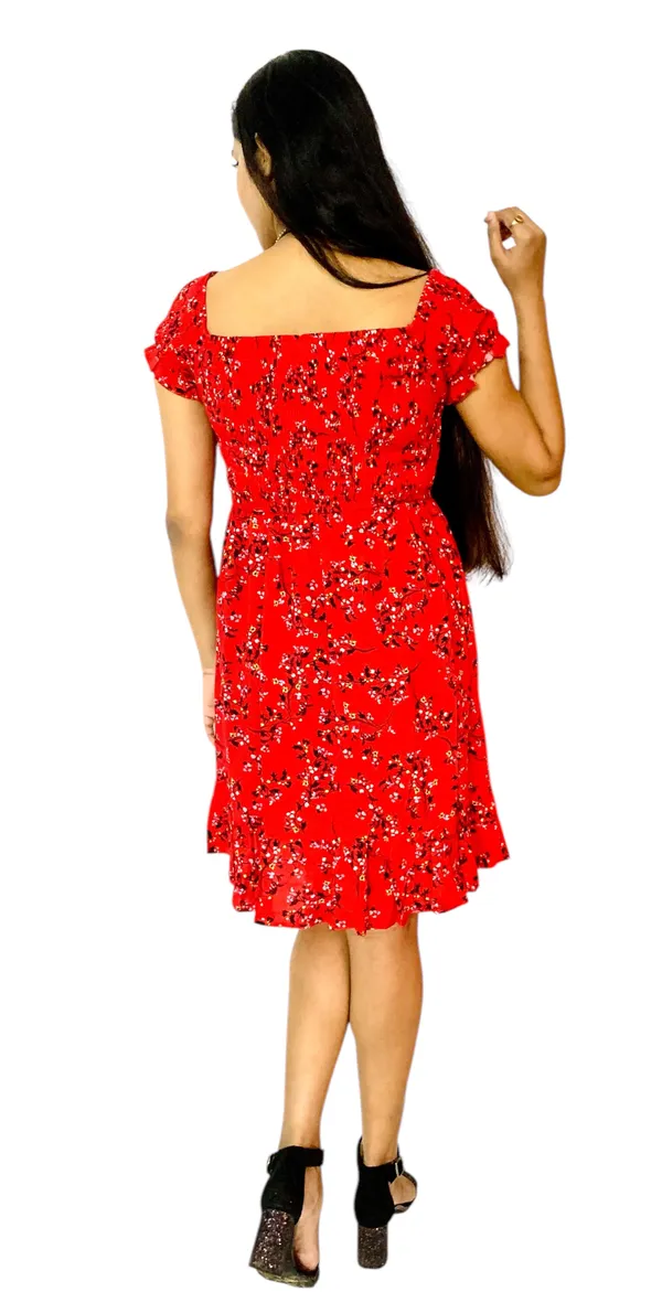 Red_Printed_Fit_And_Flare_Off_Shoulder_Dress_For_Women