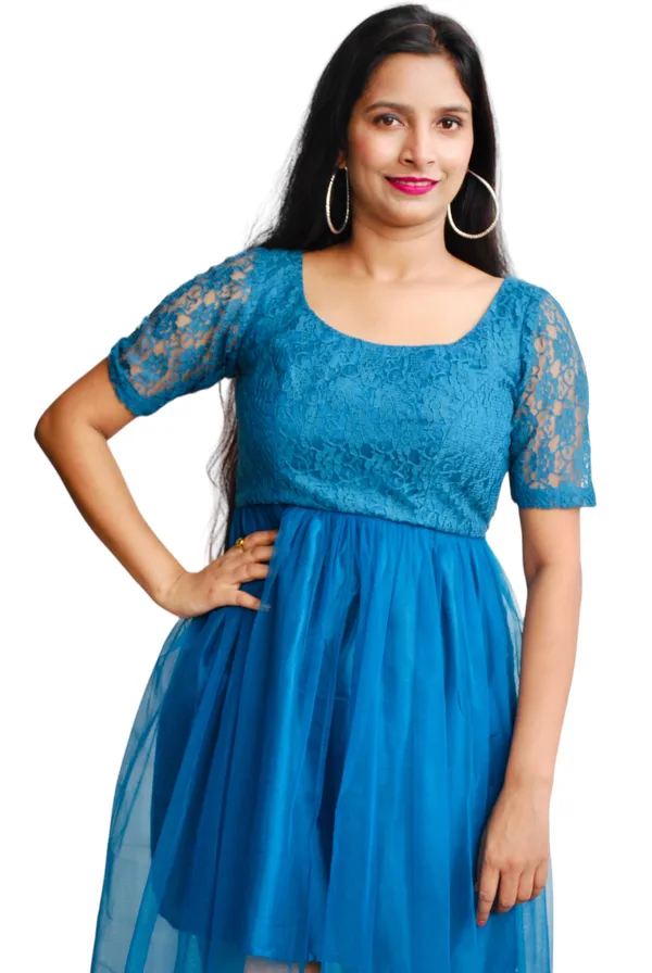 Teal_Net_Fabric_Designer_Maxi_Dress_For_Women