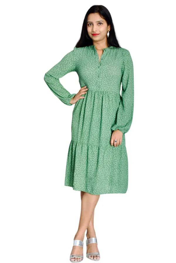 Tiered_Style_Printed_Midi_Dress_For_Women