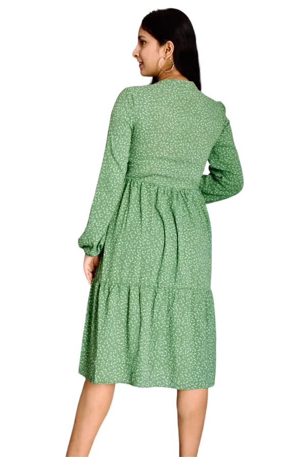 Tiered_Style_Printed_Midi_Dress_For_Women