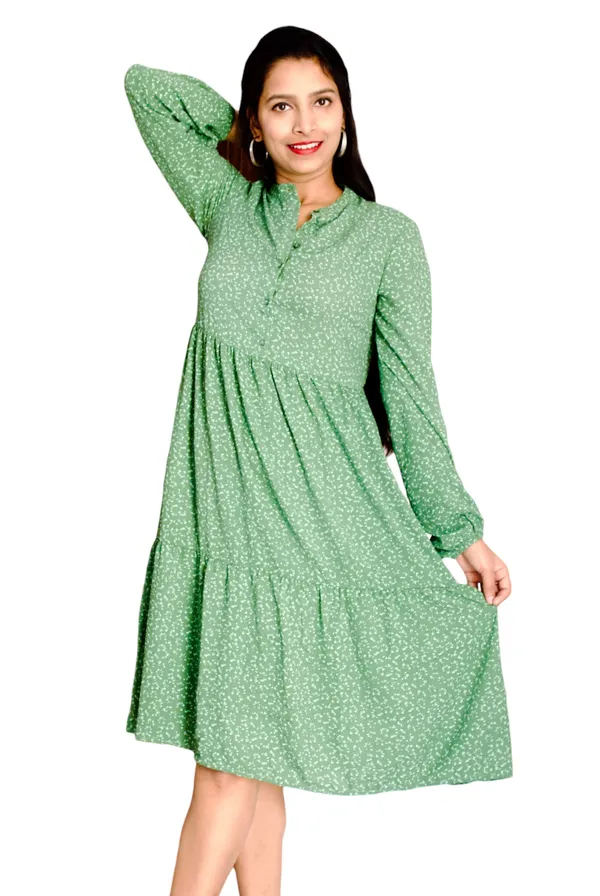 Tiered_Style_Printed_Midi_Dress_For_Women
