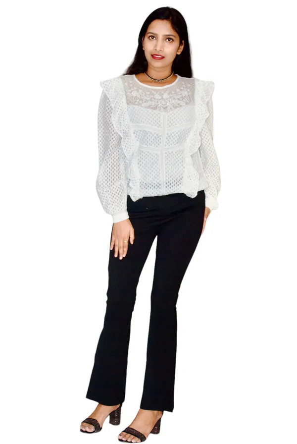 White_Embroidered_Lace_Top_For_Women