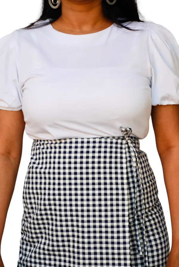 White_Waist_Wrap_Dress_For_Women