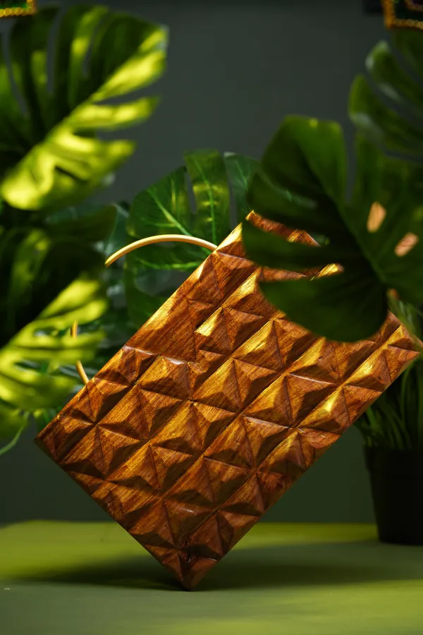 Brown_Hand_Carved_Triangle_Geometric_Pattern_Bag_With_Half_Round_Handle_For_Women