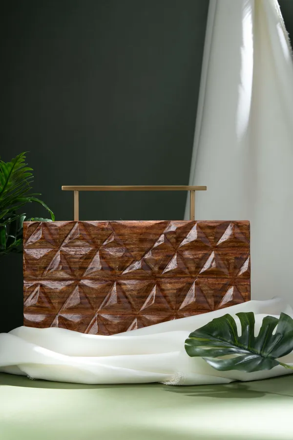 Brown_Hand_Carved_Triangle_Pattern_Bag_With_Rectangular_Handle_For_Women