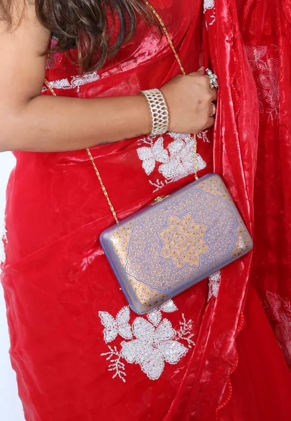 Violet_Kashmiri_Papier_Mache_Handmade_Bags_In_Blue_N_Gold_For_Women