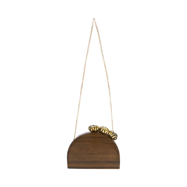 Brown_Semi_Circle_Bag_With_Ornate_Brass_Floral_For_Women