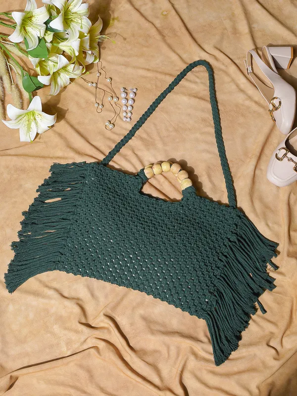 Black_Fringed_Boho_Macrame_Bag_Bottle_Green_For_Women