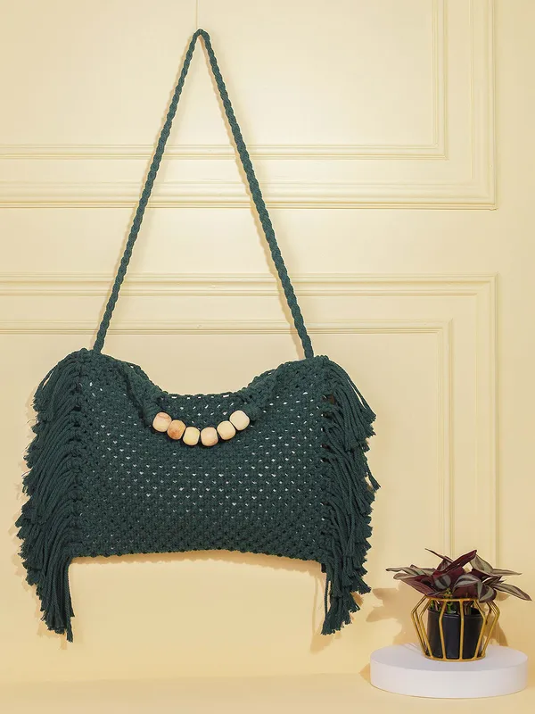 Black_Fringed_Boho_Macrame_Bag_Bottle_Green_For_Women