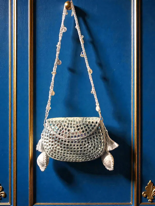 Silver_Sheesh_Mahal_Glass_Mosaic_Brass_Bag_In_Silver_Tone_For_Women