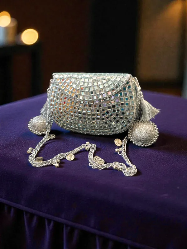 Silver_Sheesh_Mahal_Glass_Mosaic_Brass_Bag_In_Silver_Tone_For_Women