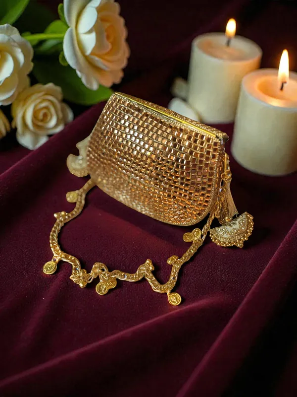 Gold_Sheesh_Mahal_Glass_Mosaic_Brass_Bag_In_Rose_Gold_Tone_For_Women
