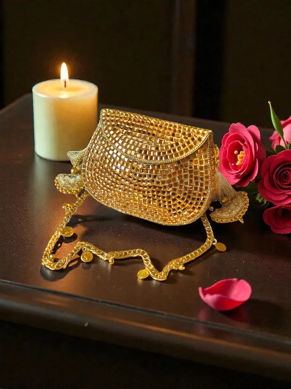 Gold_Sheesh_Mahal_Glass_Mosaic_Brass_Bag_In_Rose_Gold_Tone_For_Women