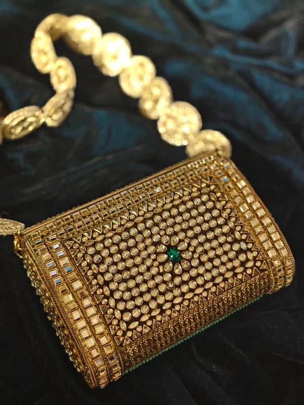 Green_Sheesh_Mahal_Noor_Bag_In_Kundan_And_Glass_For_Women