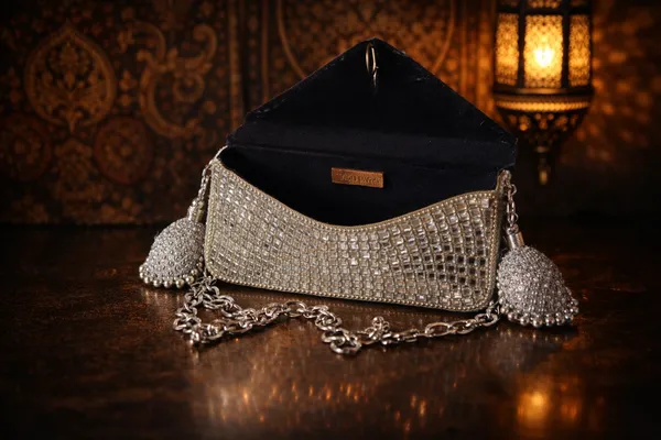 Silver_Sheesh_Mahal_Glass_Mosaic_Rectangular_Handbag_In_Silver_Tone_For_Women