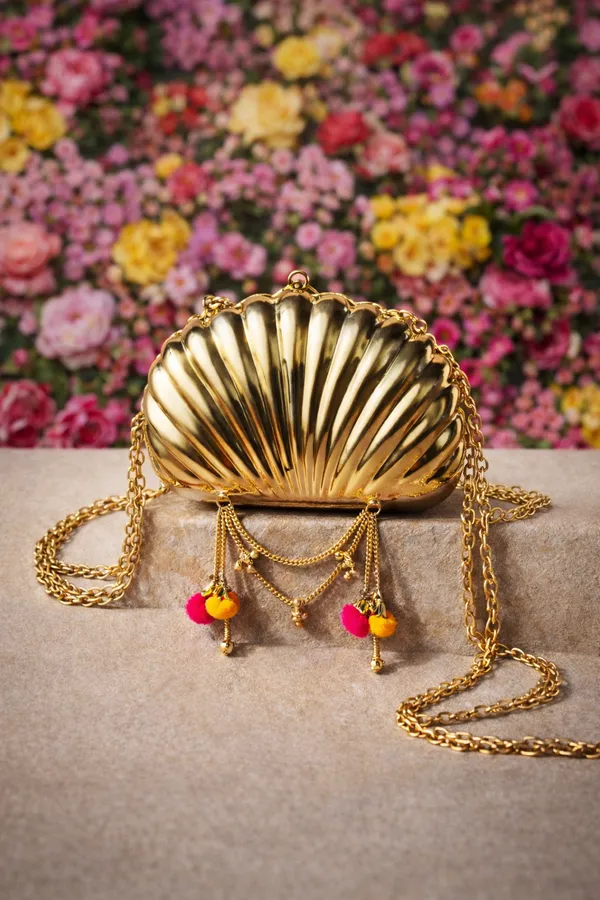 Gold_The_Shell_Heritage_Brass_Ghungroo_Bag_In_Gold_Tone_For_Women