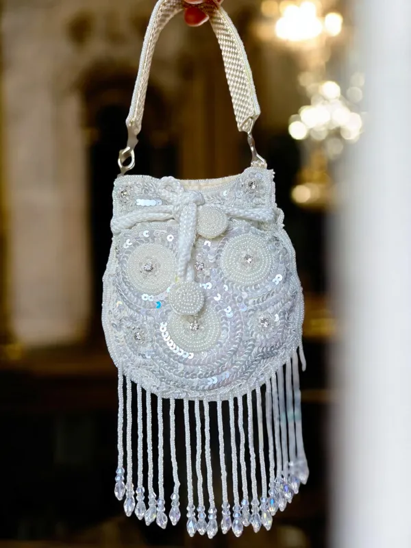 White_The_Mini_Embroidered_Potli_In_Sparkling_White_Sequins_N_Crystals_For_Women