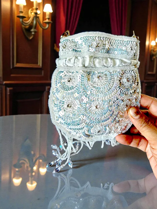White_The_Mini_Embroidered_Potli_In_Sparkling_White_Sequins_N_Crystals_For_Women