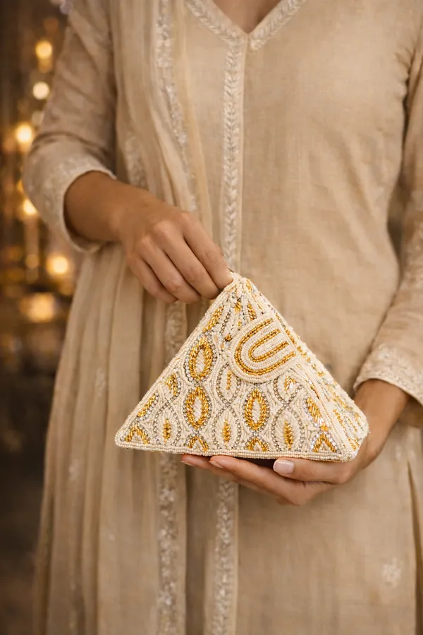Ivory_Triangular_Prism_Beaded_Clutch_Rose_Gold_Ivory_For_Women