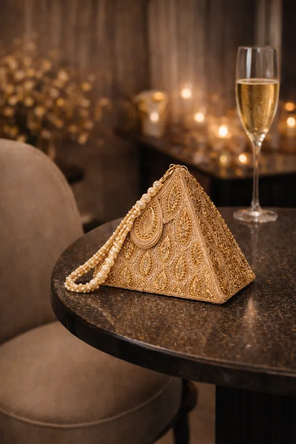 Ivory_Triangular_Prism_Beaded_Clutch_Rose_Gold_Ivory_For_Women