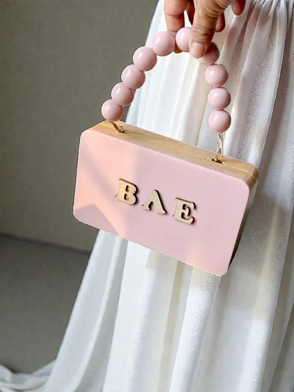 Babypink__Personalized_Wooden_Clutch_In_Beaded_Handle_For_Women