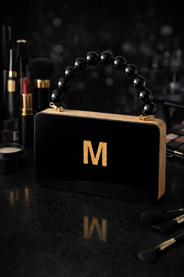 Black__Personalized_Wooden_Clutch_In_Beaded_Handle_For_Women