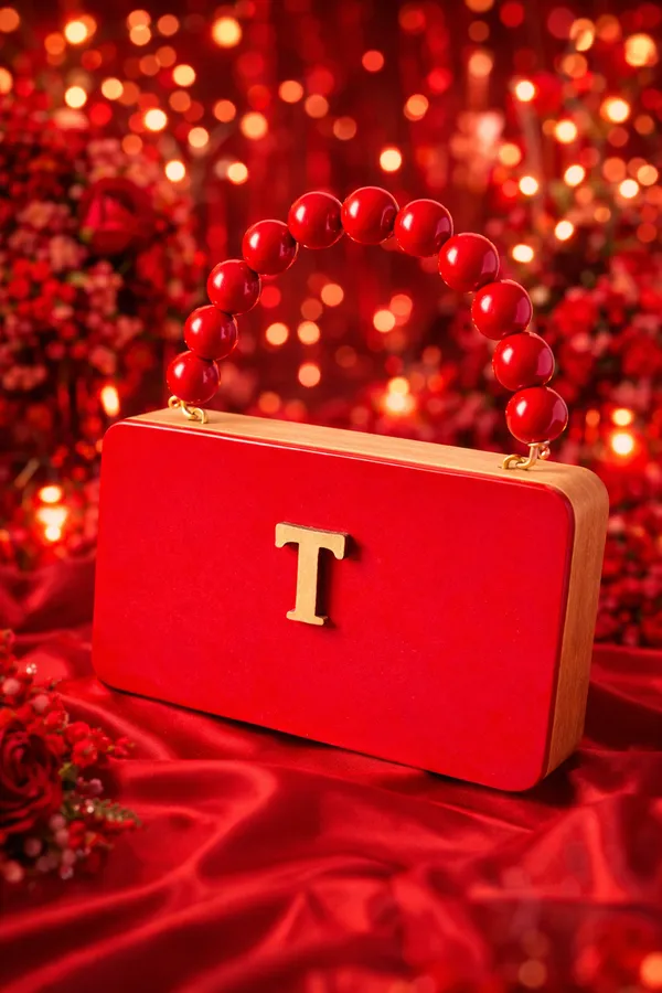 Red__Personalized_Wooden_Clutch_In_Beaded_Handle_For_Women