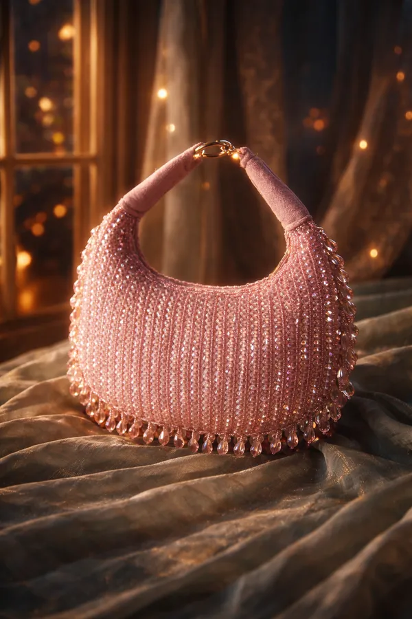 Mauve_Lumiere_Crystal_Velvet_Party_Bag_Collection_For_Women