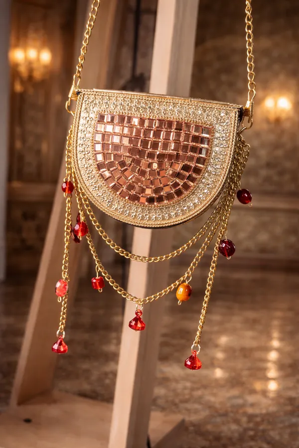 Gold_Sheesh_Mahal_Nano_Bags_Rose_Gold_With_Red_Crystals_For_Women