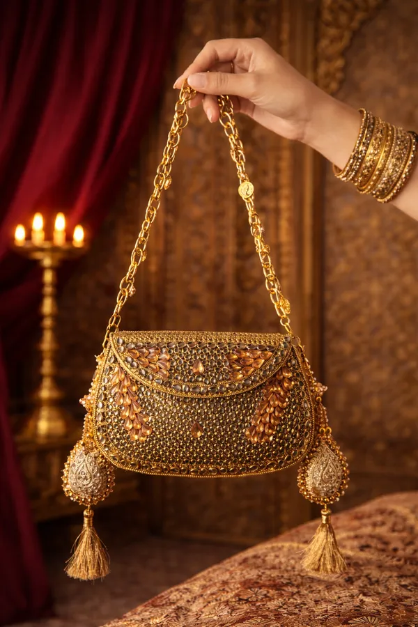 Gold_Sheesh_Mahal_Moha_Peach_Crystal_And_Kundan_Handbag_For_Women