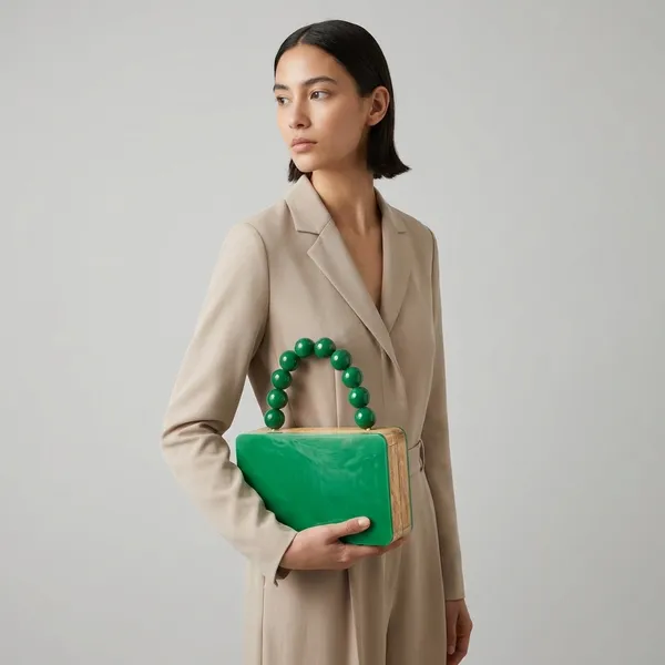 Green__Wooden_Quirky_Handbags_For_Women