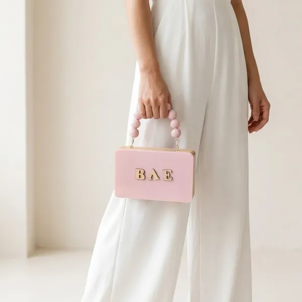 Babypink__Personalized_Wooden_Clutch_In_Beaded_Handle_For_Women