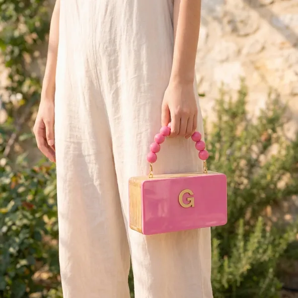 Rosepink__Personalized_Wooden_Clutch_In_Beaded_Handle_For_Women