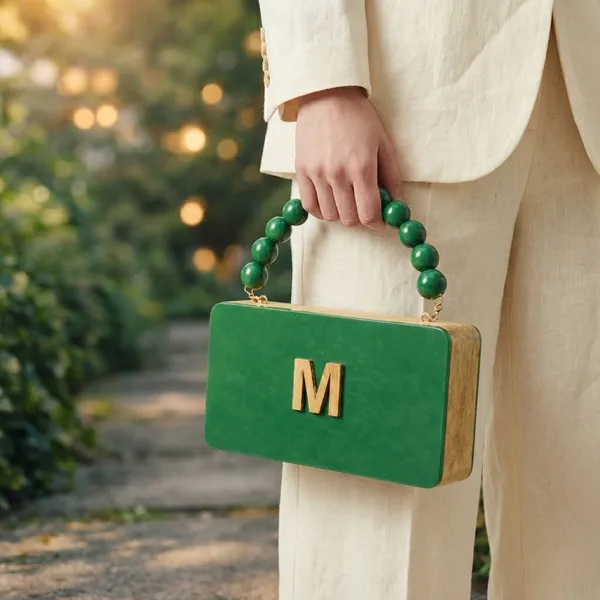 Bottlegreen__Personalized_Wooden_Clutch_In_Beaded_Handle_For_Women