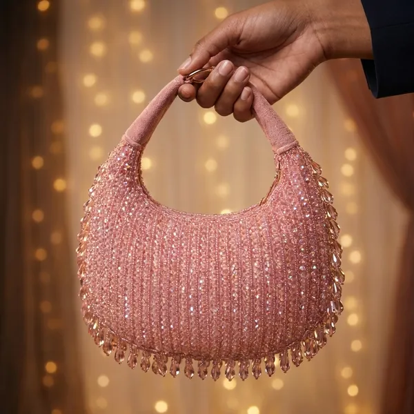 Mauve_Lumiere_Crystal_Velvet_Party_Bag_Collection_For_Women