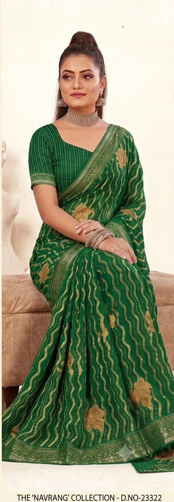 Green_Printed_Saree_for_Women