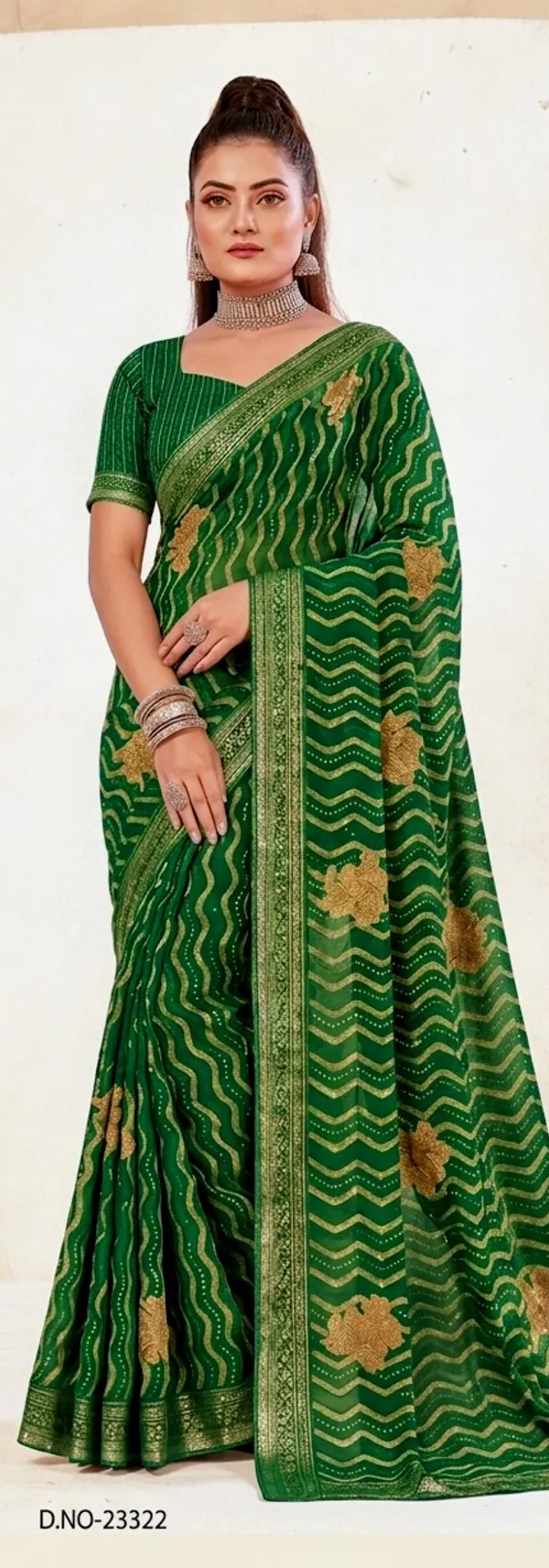 Green_Printed_Saree_for_Women