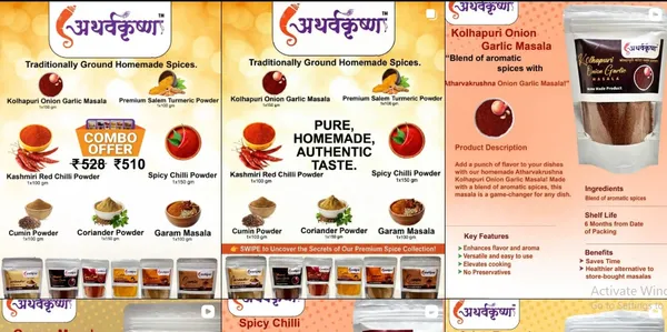 Turmeric_Spicy_Kashmiri_Kanda_Cumin_Coriander_Garam_Masala_powder