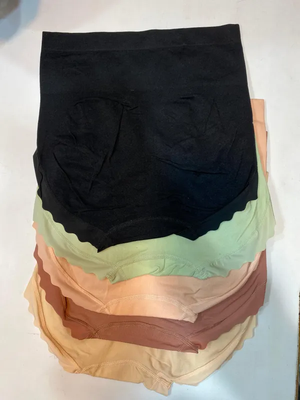 Multicolor_Nylon_And_Spandex_Underwear_For_Women_(Pack_of_5)