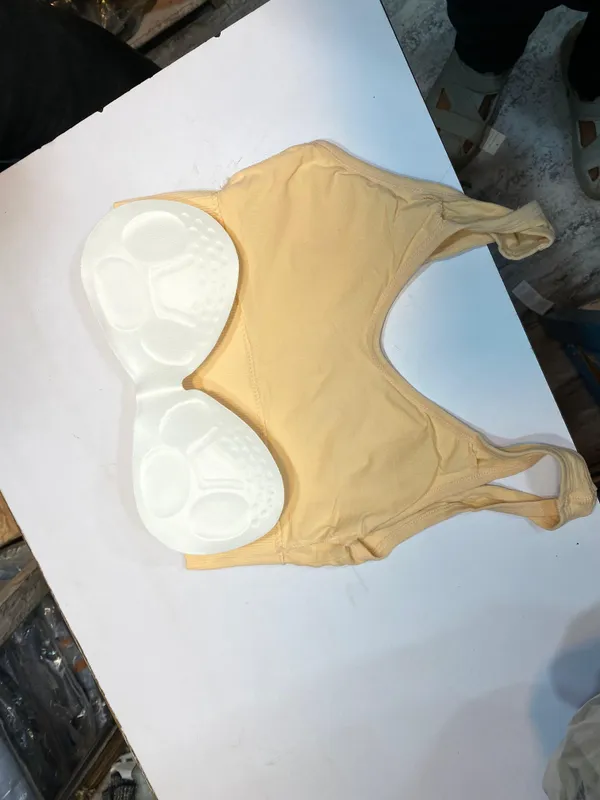 Golden_Pastel_Nylon_And_Spandex_Bra_For_Women