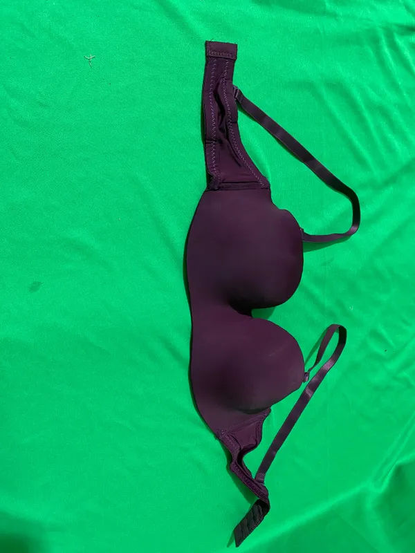 Purple_Nylon_And_Spandex_Bra_For_Women