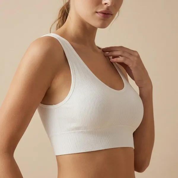 White_Nylon_Spandex_Blend_Premium_Bra_For_Women