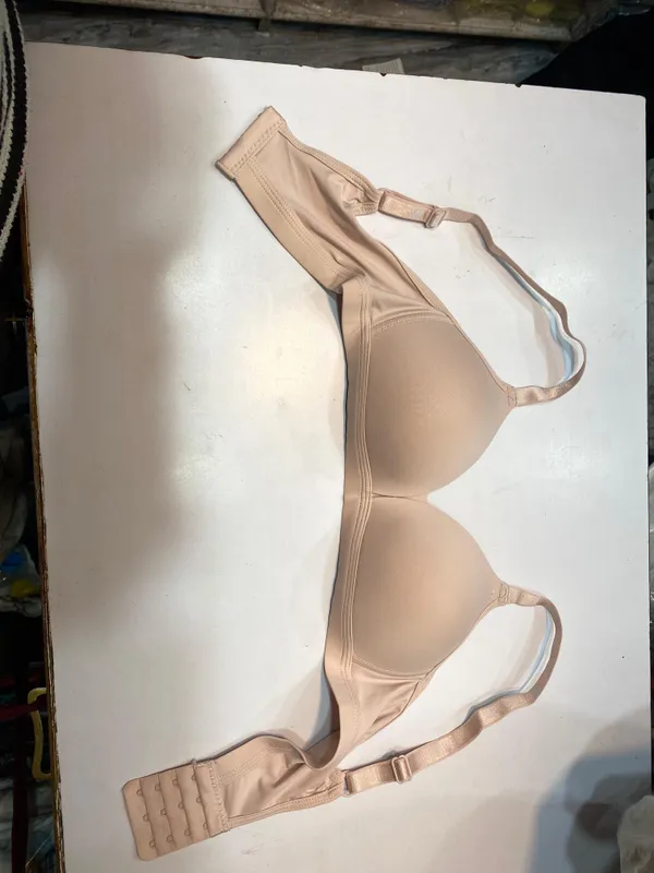Warm_Taupe_Nylon_And_Spandex_Bra_For_Women