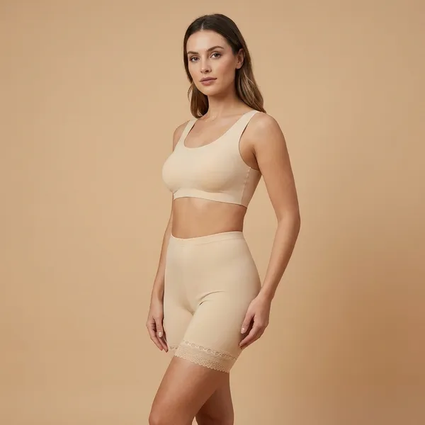 Skin_Nylon_And_Spandex_Shapewear_Shorts_For_Women
