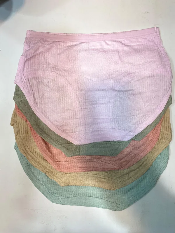 Multicolor_Cotton_And_Spandex_Maternity_Underwear_For_Women_(Pack_of_5)