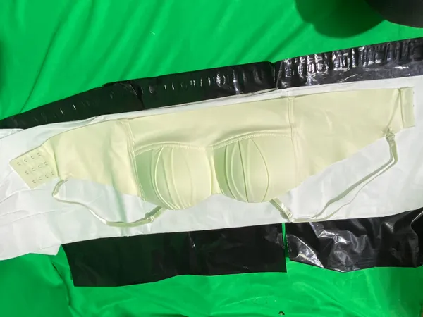 Cream_White_Polyester_Spandex_Bra_For_Women