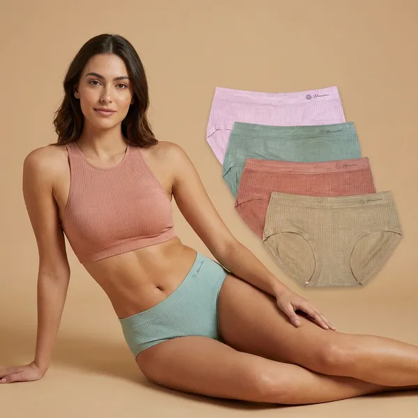 Multicolor_Cotton_And_Spandex_Underwear_For_Women_(Pack_of_5)