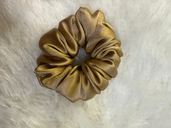 Golden_Cotton_Linen_Bronze_Satin_Scrunchie_For_Women_(Pack_Of_2)
