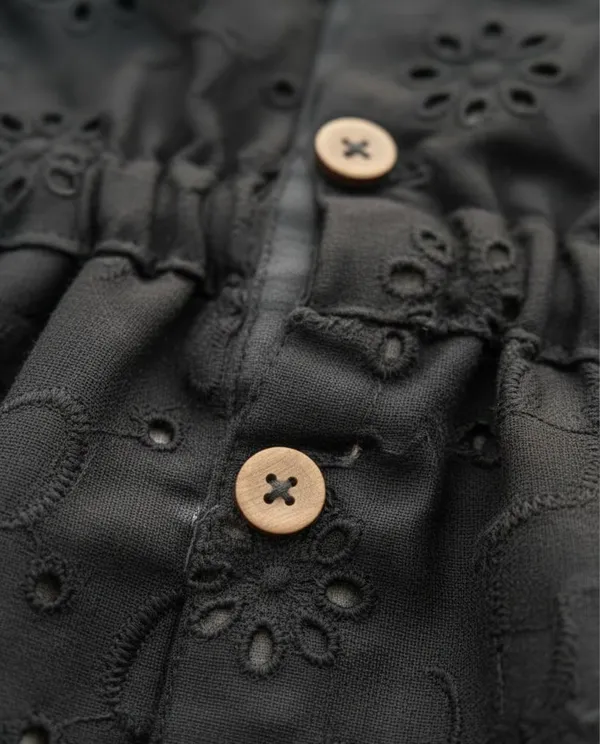 Black_Hakoba_Cotton_Toddler_Dress(summer_wear)